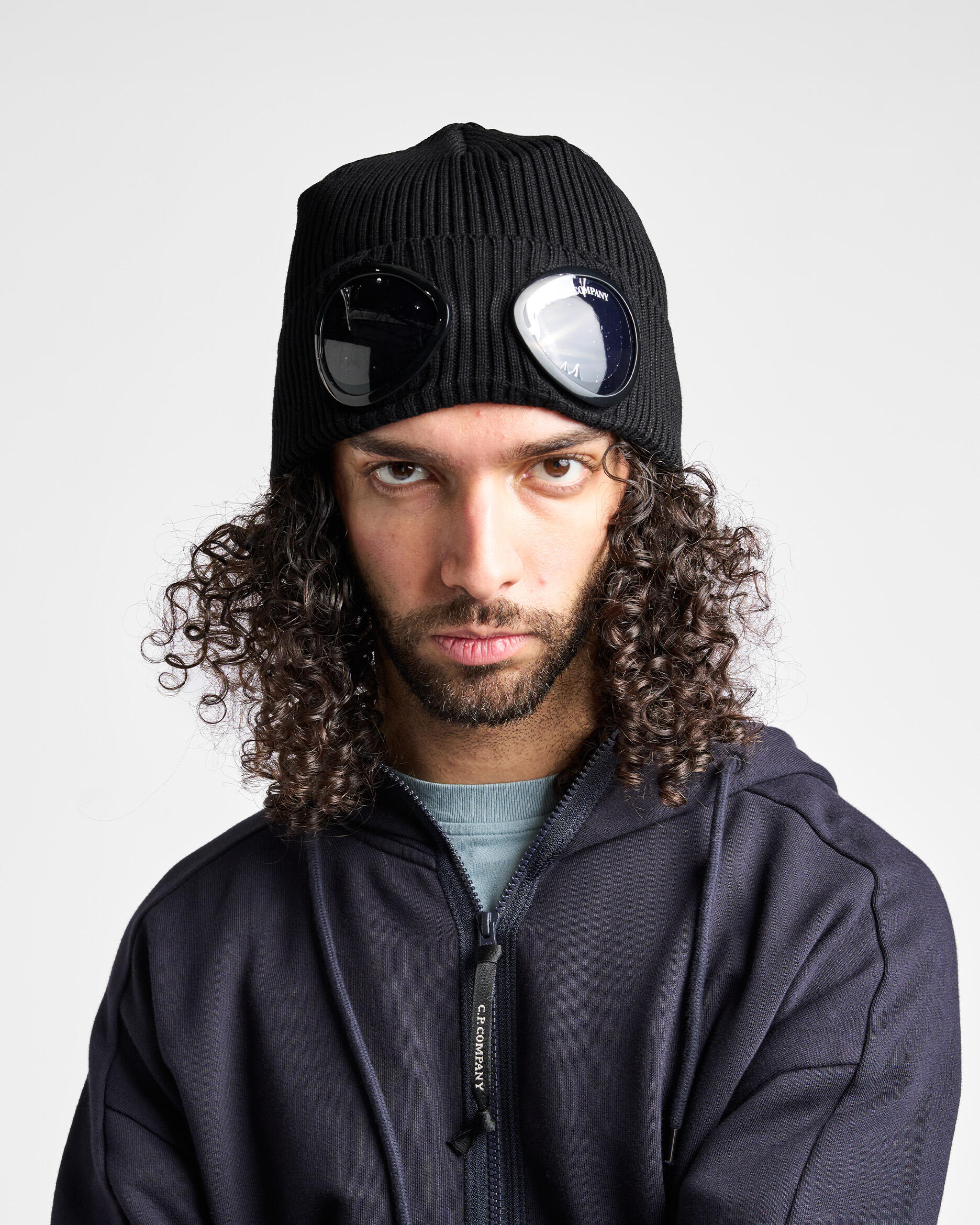 C.P. Company COTTON GOGGLE BEANIE | RSCMAC747A-000727A-999 | AFEW